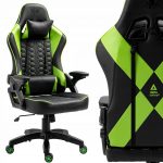 Геймерське крісло KRAKEN Feyton чорний-зелений – комфорт і надійність - Зображення 2