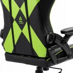 Геймерське крісло KRAKEN Feyton чорний-зелений – комфорт і надійність - Зображення 3