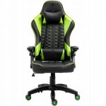 Геймерське крісло KRAKEN Feyton чорний-зелений – комфорт і надійність - Зображення 8