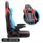 Чорно-червоне геймерське крісло KRAKEN Feyton – комфорт і стиль - Зображення 8