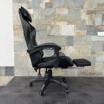 Чорно-сіре геймерське крісло TS-046A – комфорт для тривалих ігор - Зображення 5