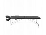 Професійний розкладний масажний стіл алюмінієвий 4FIZJO чорний - Зображення 3