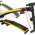 Похила лава для занять з еспандерами жовто-чорна Neo-Sport NS-08G комфорт і ефективність