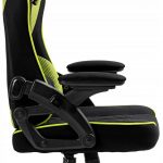 Чорно-зелене геймерське крісло KRAKEN FEYTON з тканинною оббивкою - Зображення 7