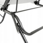 Розкладний пляжний лежак 2в1 сірий Sandos TURISMA-Ідеальний вибір для комфортного відпочинку на пляжі та в саду - Зображення 7