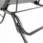 Розкладний пляжний лежак 2в1 графіт Sandos SEGGO-Комфорт та зручність для відпочинку на пляжі та в саду - Зображення 6