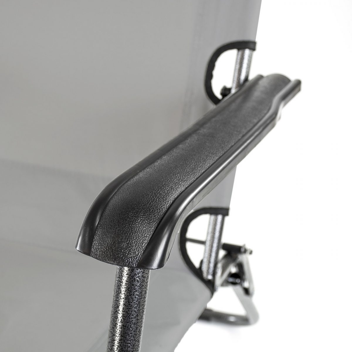 Розкладний пляжний лежак 2в1 графіт Sandos SEGGO-Комфорт та зручність для відпочинку на пляжі та в саду - Зображення 7