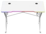 Huzaro Hero 1.7 RGB білий ергономічний стіл з RGB-підсвіткою для ігор та роботи - Зображення 4