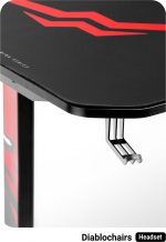 Яскравий ігровий стіл Diablo Chairs X-Mate 1400 Red 140x66 см - Зображення 5