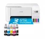 Багатофункціональний принтер Epson EcoTank L3276 WiFi – ефективне рішення для дому та офісу (C11CJ67436), білий - Зображення 2