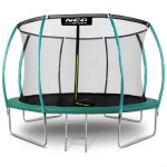 Надійний батут Neo-Sport 12 FT 374 см NS-12C181 із внутрішньою сіткою