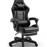 Стильне ігрове крісло MatMay BLACK GAMING для тривалих ігрових сесій