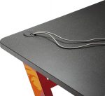 Компактний ігровий комп'ютерний стіл NanoRS RS120 чорний 120x60 см - Зображення 3