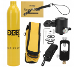 Жовтий кисневий балон для підводного плавання 0.5 л – стиль і функціональність