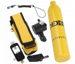 Жовтий кисневий балон для підводного плавання 0.5 л – стиль і функціональність - Зображення 2