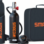 Набір для дайвінгу міні балон 1л SMACO S400 для безпеки та зручності