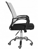 Стильне і комфортне офісне крісло LUGANO ARNO біло-чорне - Зображення 2