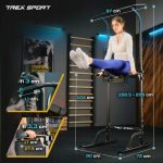 Регульована стійка для підтягувань, бруси, Trex Sport TX-060PR оберіть міцність, комфорт і універсальність в одному - Зображення 7
