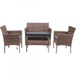 Набір садових меблів Ideal Garden SFS010 світло-коричневий