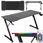 Ігровий стіл Shadow Gamer 140 x 60 см з RGB LED підсвіткою
