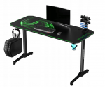 Ігровий стіл 140x60 см ULTRADESK FRAG + PAD Green-Space для тривалих сесій
