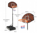 Універсальний баскетбольний набір для активних тренувань Costway SP37871 – для зручності і ефективності - Зображення 2