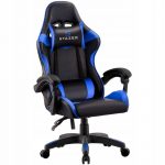 Чорно-синє геймерське крісло STAZER Coliber – комфорт і надійність