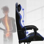 Чорно-синє геймерське крісло STAZER Coliber – комфорт і надійність - Зображення 3