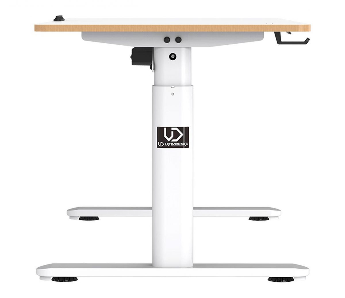 Письмовий стіл Ultradesk Pulsar 120 см з регульованою висотою, білий - Зображення 5