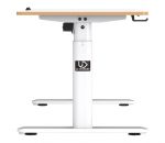 Письмовий стіл Ultradesk Pulsar 120 см з регульованою висотою, білий - Зображення 5