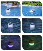 Плаваюча світлодіодна Bluetooth колонка Bestway 58700 якісний звук та яскраве світло - Зображення 4