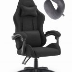 Ігрове крісло CABRO C500 Black fabric чорний стильний дизайн та зручність для геймерів