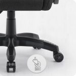 Ігрове крісло CABRO C500 Black fabric чорний стильний дизайн та зручність для геймерів - Зображення 7