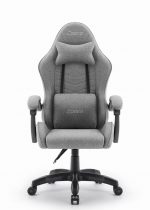 Ігрове крісло CABRO C500 FABRIC Grey black ідеальне поєднання комфорту та стилю для геймерів - Зображення 3