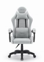 Ігрове крісло CABRO C500 Fabric Grey white сірий - білий елегантність та комфорт для геймерів - Зображення 4