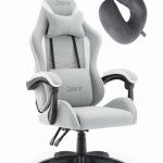 Ігрове крісло CABRO C500 Fabric Grey white сірий - білий елегантність та комфорт для геймерів