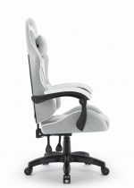 Ігрове крісло CABRO C500 Fabric Grey white сірий - білий елегантність та комфорт для геймерів - Зображення 3