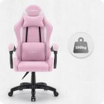 Ігрове крісло CABRO C500 Fabric pinc white (рожеве) стиль та комфорт у кожній деталі для геймерів - Зображення 7