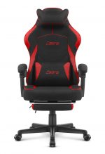 Ігрове крісло CABRO C502 FABRIC чорно-червоний динамічний стиль та комфорт для геймерів - Зображення 3