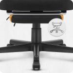 Ігрове крісло Cabro C502 FABRIC Колір-Оранжевий, Чорний стильний дизайн та неперевершений комфорт для геймерів - Зображення 6