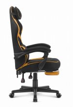 Ігрове крісло Cabro C502 FABRIC Колір-Оранжевий, Чорний стильний дизайн та неперевершений комфорт для геймерів - Зображення 4