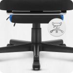 Ігрове крісло Cabro C502 FABRIC чорно-синій комфорт та стиль для тривалих ігор - Зображення 8