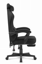 Ігрове крісло CABRO C503 Чорна тканина комфорт і стиль - Зображення 4