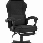 Ігрове крісло CABRO C503 Чорна тканина комфорт і стиль