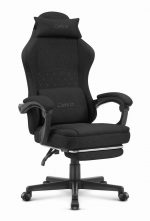 Ігрове крісло CABRO C503 Чорна тканина комфорт і стиль