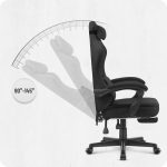 Ігрове крісло CABRO C503 Чорна тканина комфорт і стиль - Зображення 9