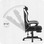 Геймерське крісло Cabro C503 BLACK WHITE елегантність та комфорт для геймерів - Зображення 9