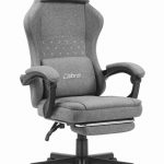 Ігрове крісло CABRO C503 FABRIC Сірий елегантний дизайн та комфорт для геймерів