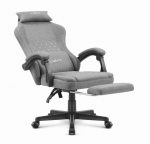 Ігрове крісло CABRO C503 FABRIC Сірий елегантний дизайн та комфорт для геймерів - Зображення 4