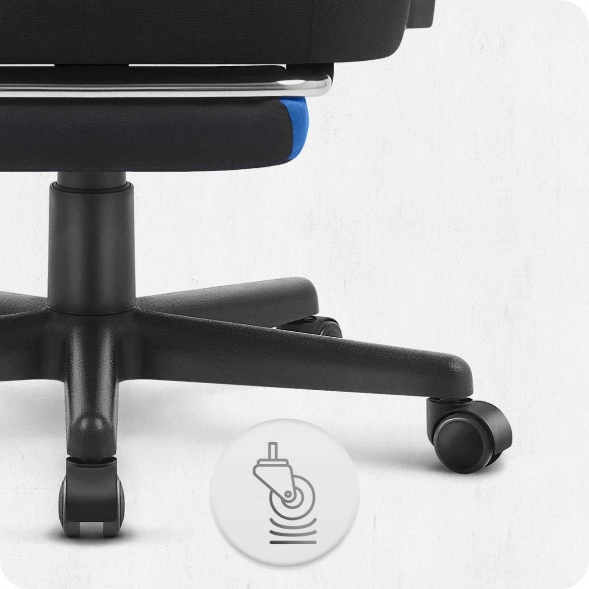 6567306636_w640_h640_6567306636-2 Ігрове крісло CABRO C504 FABRIC FABRIC Чорно-Синій ідеальний вибір для комфорту та стилю геймерів - Зображення 4